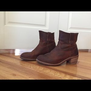 Red Wing boots. Made in USA.
